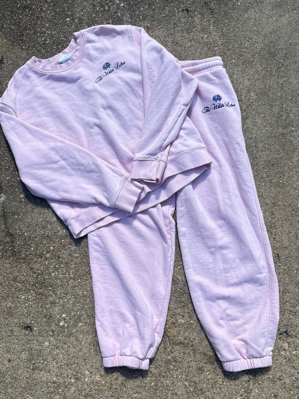 Zara x The White Lotus Sweat Set